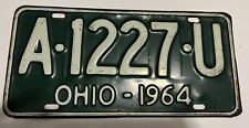 1964 Vintage Original OHIO License Plate picture