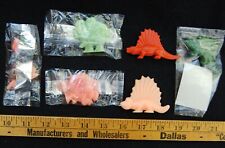 [ 1980s - 1990s Post Pebbles Cereal Premiums Lot of 6 Dinosaur Vintage Figures ] picture