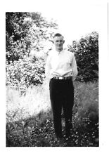 YOUNG MAN IN NATURE,CALUMET,MICHIGAN,1939.VTG 3.5