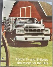 1980 Ford Truck Brochure F-600 700 800 Stake Dump Cargo Bus Excellent Original picture