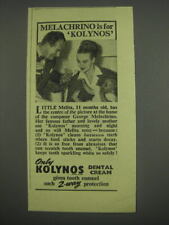 1949 Kolynos Dental Cream Ad - George Melachrino picture