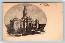 Wichita KS Court House Building Pub. C.A. Tanner Early Kansas Vintage Postcard picture