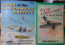 Lot of 2--ACES of the Southwest Pacific & FLYING LEATHERNECKS in World War II,pb picture