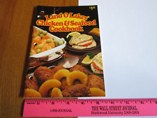 Land O Lakes Cookbook Chicken Seafood Vtg 1980s Pretzel Chicken CLEAN EXC Shape picture