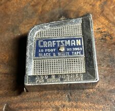Vintage USA Craftsman 10’ Foot Flexible Tape Measure No. 3953 picture