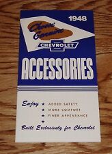 1948 Chevrolet Car Genuine Accessories Sales Brochure 48 Stylemaster Fleetline picture
