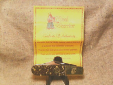 Collector's Pocket Knife Barlow BOA Constrictor Skin Handles (Cert.) 2-Blades picture