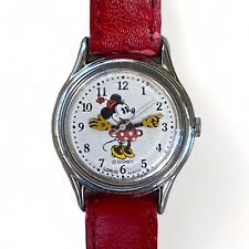 Vintage Disney Minnie Mouse Quartz Watch By Lorus V515-6080 A1 w/ New Battery picture