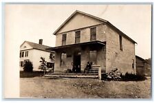 c1907 Residence View Men Woman East Winfield Wakefield NH RPPC Photo Postcard picture