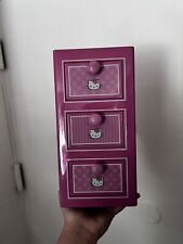 Hello Kitty Pink Drawer Tower Tin Trinket/Jewelry Box~Vintage Sanrio~RARE picture