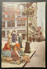 Picturesque Seattle and Puget Sound 64 pgs 1915 WA promotional picture bklt picture