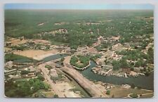 Postcard Aerial View of Toms River New Jersey 1958 picture