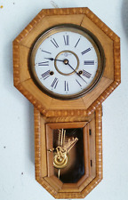 Antique Japanese Trademark Regulator Wall Clock Pony Express System sold in USA picture