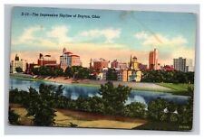Postcard Dayton Ohio Skyline picture