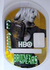 Britney Spears Dream Within A Dream Backstage Pass Original Gold Background Oval picture
