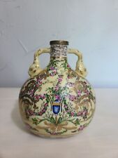 Asian JUWC 1897 United Wilson Scent Bottle Vase Two Handle Dragon Chinoiserie. picture