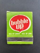 Vintage Matchbook Bubble-Up soft drink pre-1979 some wear struck picture