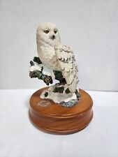 Vintage National Geographic Wildlife Collection Snowy Owl Music Box 2001 picture