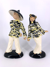 Hedi Schoop Vintage 1940 to 1958 Asian Dancing Couple Figurines picture