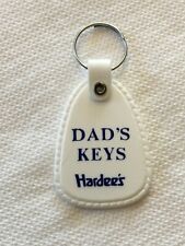 Vintage Dad's Keys Hardee's Keychain, Restaurant Key Ring picture