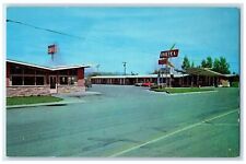 c1960's Sunset Motel And Cafe Roadside Montpelier Idaho ID Unposted Postcard picture