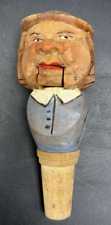Anri Italian Hand Crafted Bottle Stopper Hidden Face No Lever picture