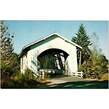 Oregon Linn County Hannah Covered Bridge Postcards Travel Souvenir Unposted picture