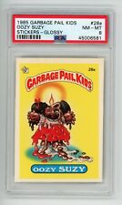 1985 Topps Garbage Pail Kids OS1 Series 1 OOZY SUZY 28a GLOSSY Card PSA 8 GPK picture