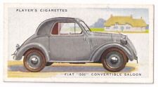 1937 Player's Motor Cars Second Series FIAT 
