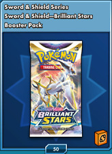 50 Pokemon Brilliant Stars TCG ONLINE CODE Booster Packs Delivered In Game picture
