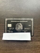 Genuine Expired American Express (Amex) Centurion Black card with chip picture