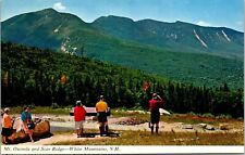 Mount Osceola & Scar Ridge White Mountains NH Chrome Cancel WOB Postcard picture