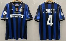 Inter Milan rеtro jersey 2010 #4 J. ZANETTI Champions League Final picture