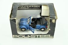 Vintage Poli-Steel Volkswagen Cabriolet 1:25 Scale DieCast Car MADE IN ITALY picture