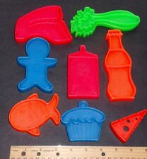 RARE Lot Of Vintage 1972 Fisher Price Tuff Stuff Play Pretend Food ~Cupcake Fish picture