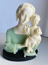 Vintage G. Ruggeri For Bianchi Signed Madonna And Child Sculpture Italy picture