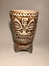 Trader Vic’s Marquesan Drum Tiki Mug Pedestal Cup 14 oz Planter Succulents NEW picture