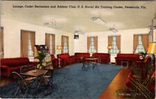 Florida, Pensacola, Cadet Recreation & Athletic Club Linen Postcard -A35 picture