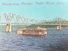 C 1968 Holiday Queen Tourboat Kimberling Bridge Table Rock Lake Ozarks Postcard picture