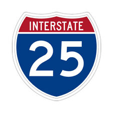 Interstate 25 (U.S. Highways) STICKER Vinyl Die-Cut Decal picture