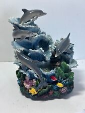 Dolphin Fish Figure Fountain Beach Decor #4 picture