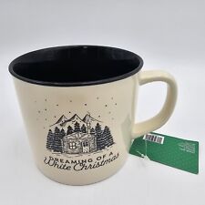 Dreaming Of A White Christmas Large Mug ~ Sleigh Bell Bistro ~ New ~ picture