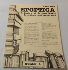 Epoptica Review of Current Magic Literature & Apparatus, June 1983 Magic Review picture