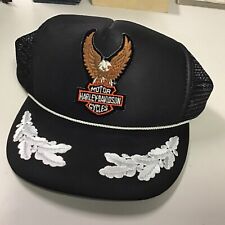 Vintage Otto Harley Davidson Baseball Cap Spread Wings SnapBack With Foam picture