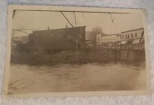 Real Photo Youngsville PA 1913 GREAT FLOOD Brokenstraw Creek Postcard RPPC #6 picture