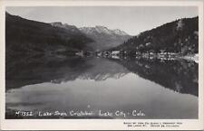 RPPC Postcard Lake San Cristobal Lake City Colorado CO picture