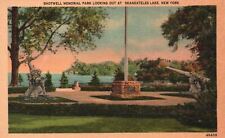 Vintage Postcard Shotwell Memorial Park Looking Out Skaneateles Lake New York NY picture