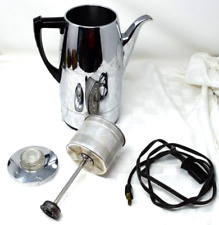 Vintage Sunbeam Art Deco Coffeemaster AP10A Percolator Coffee Pot Electric Works picture