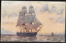 pk89461:Postcard-Vintage H.M.S. Warrior First British Armourclad Ship A.D.1860 picture