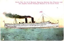SS Harvard, Pacific Nav. Co. Ship, Fastest Passenger Steamer on Calif. Coast picture